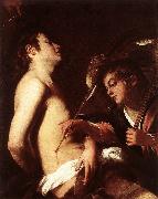 St Sebastian Healed by an Angel  ed Baglione